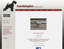 Tablet Screenshot of faustkampfen.com